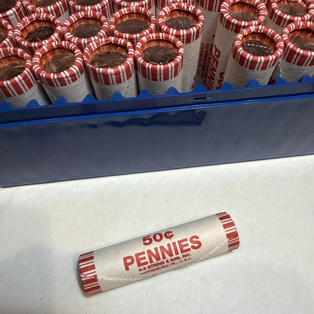2015 P BU Unopened Original NF String & Son Bank Sealed Lincoln Shield Cent Roll