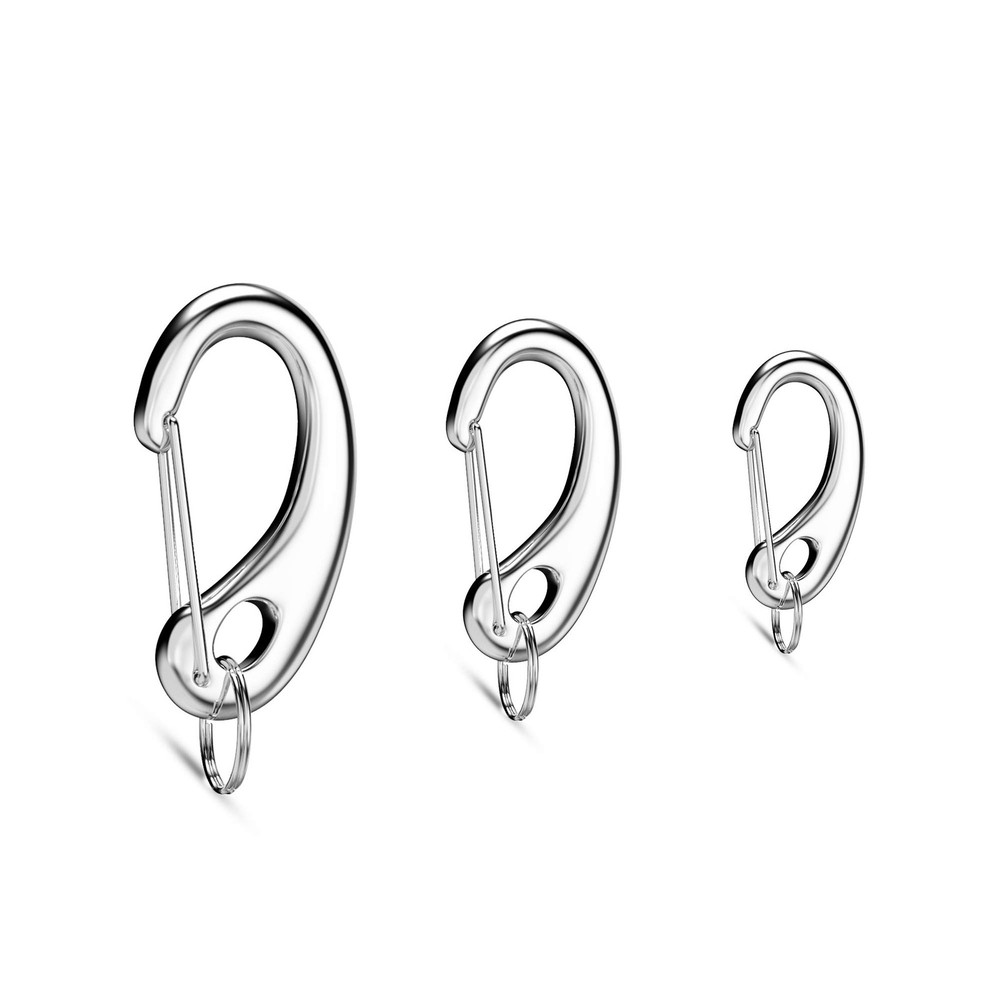 Leash King Pet Tag Quick Clip Spring Load Hook Combo, Standard Medium Large Set