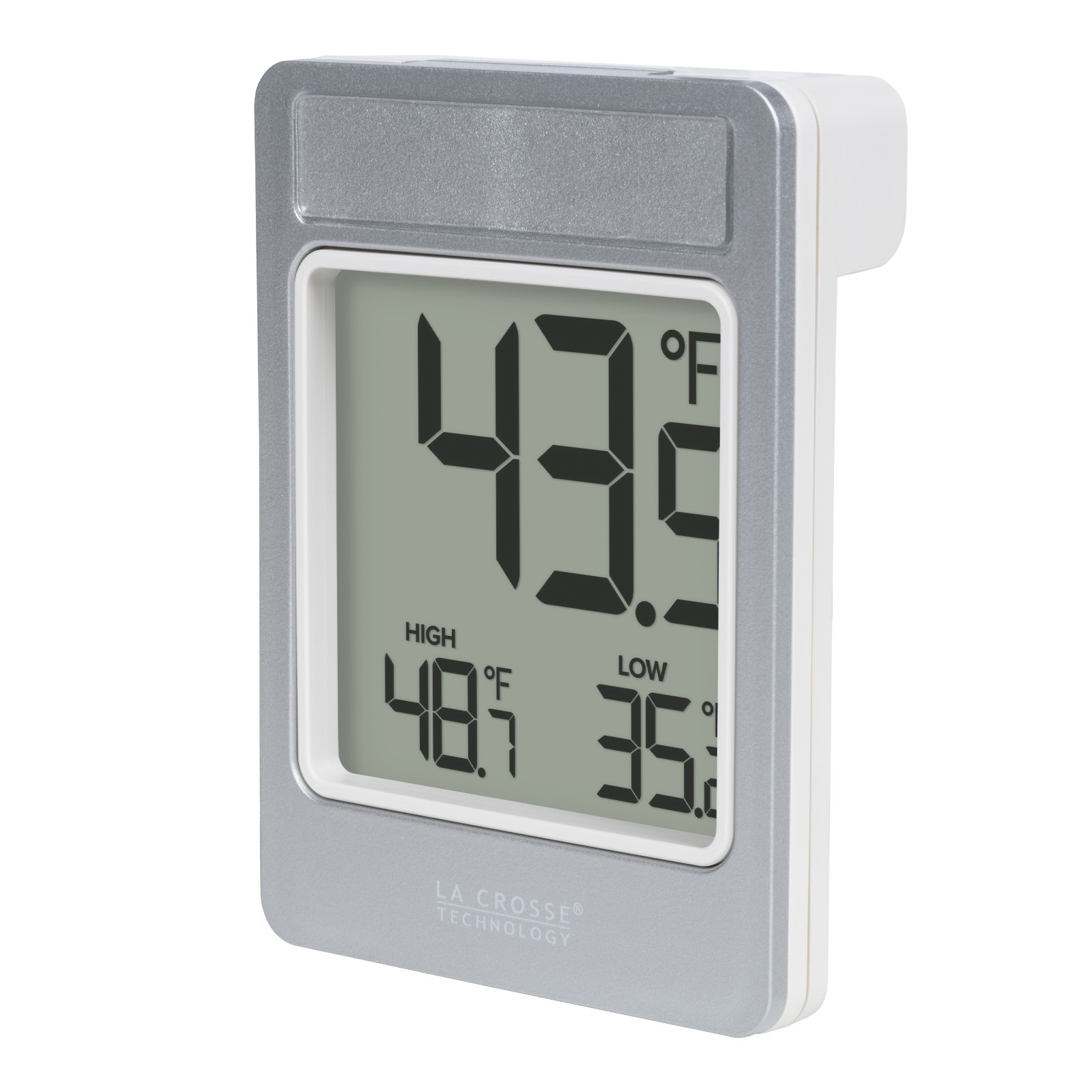 314-519 La Crosse Technology Digital Window Thermometer with Daily Records