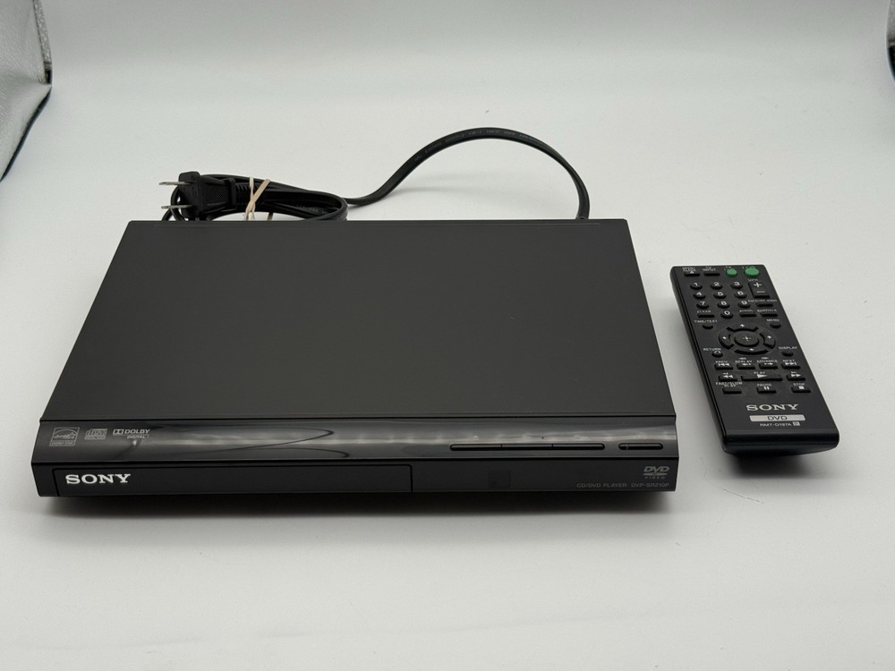 Sony DVP-SR210P DVD CD Player w/ Remote Tested Working
