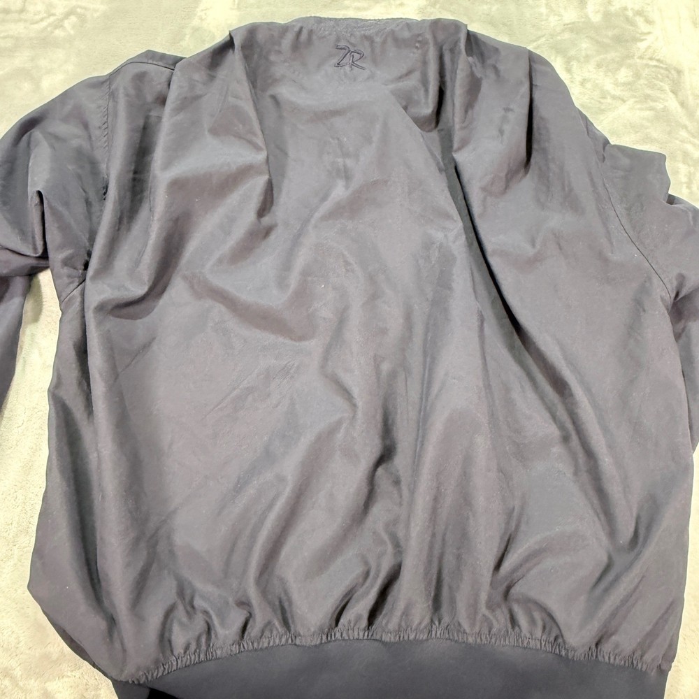 Zero Restriction Mens XL Navy Blue Microfiber Golf Pullover Windshirt Jacket