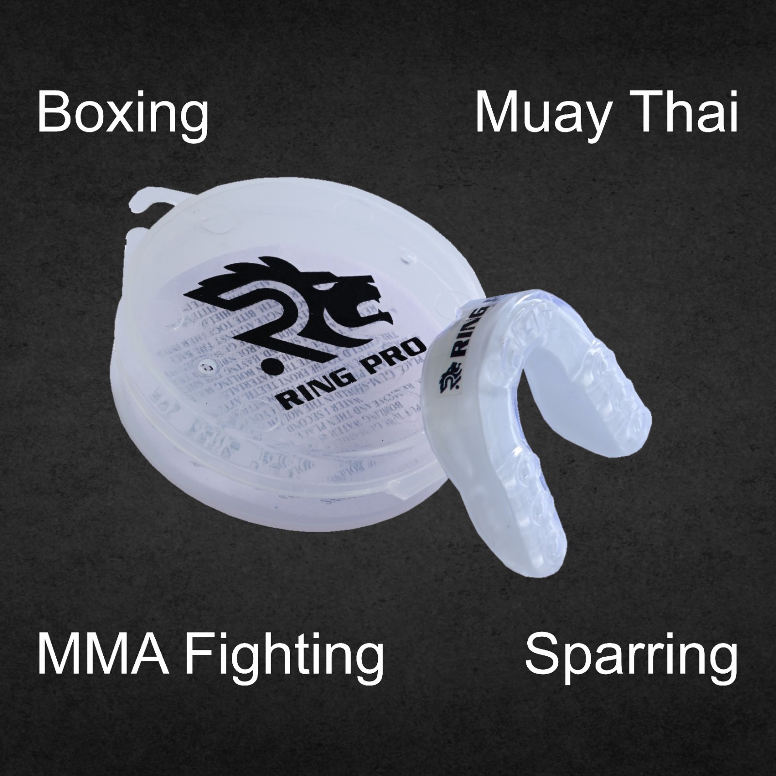 Ring Pro Boil & Bite Mouth Guard Boxing MMA Football Youth Adult Sports