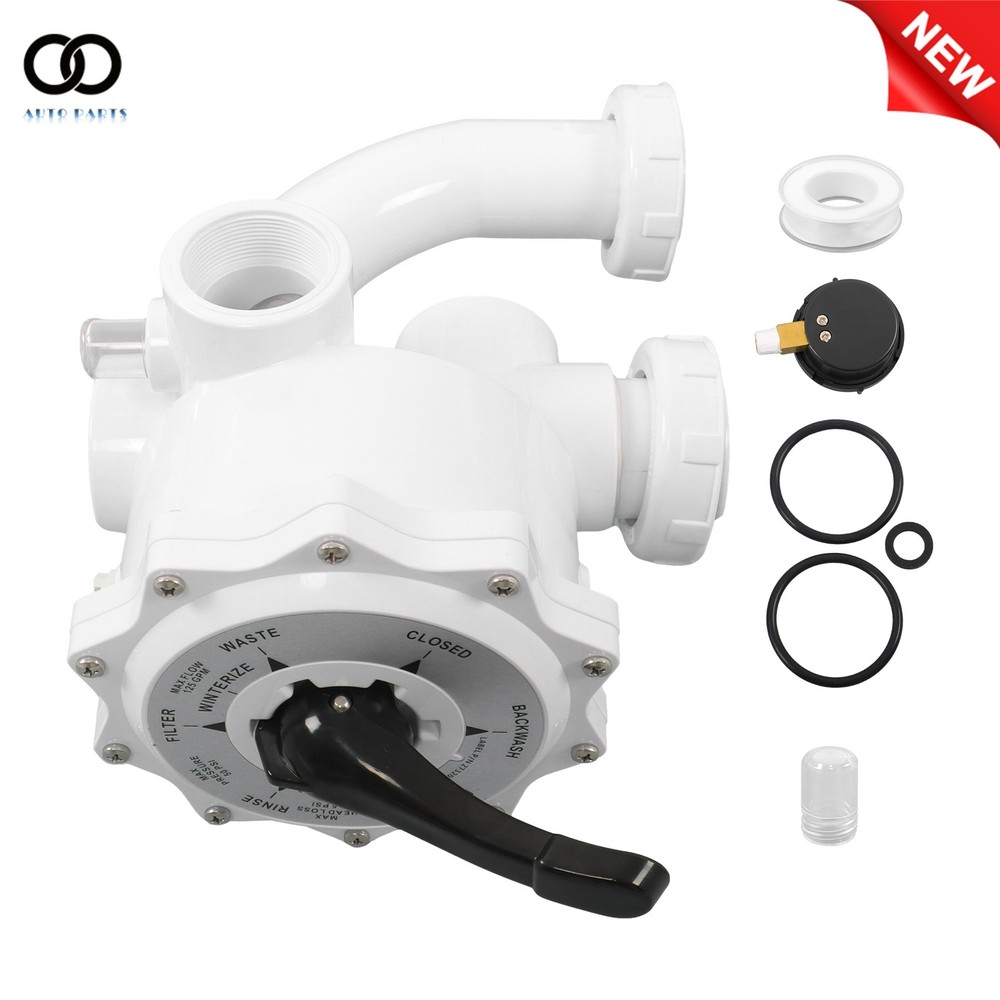 2-Inch Threaded Multiport Valve 261152 Replacement Pool and Spa D.E. Filter