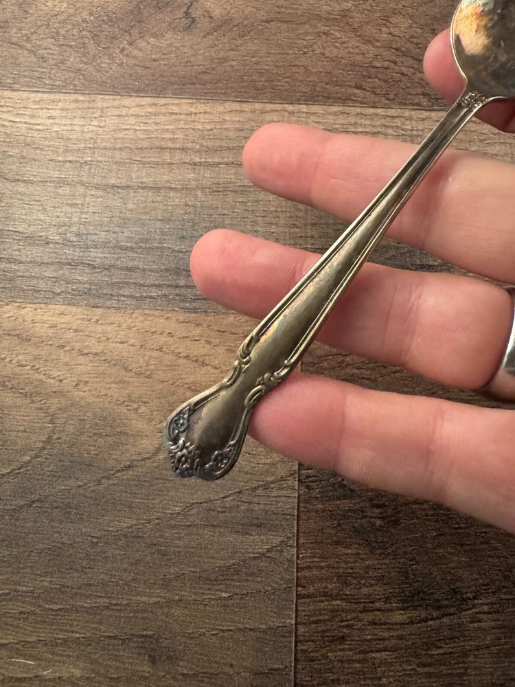 Rogers & Bro Daybreak/Elegant Lady Pattern Silverplated Teaspoon