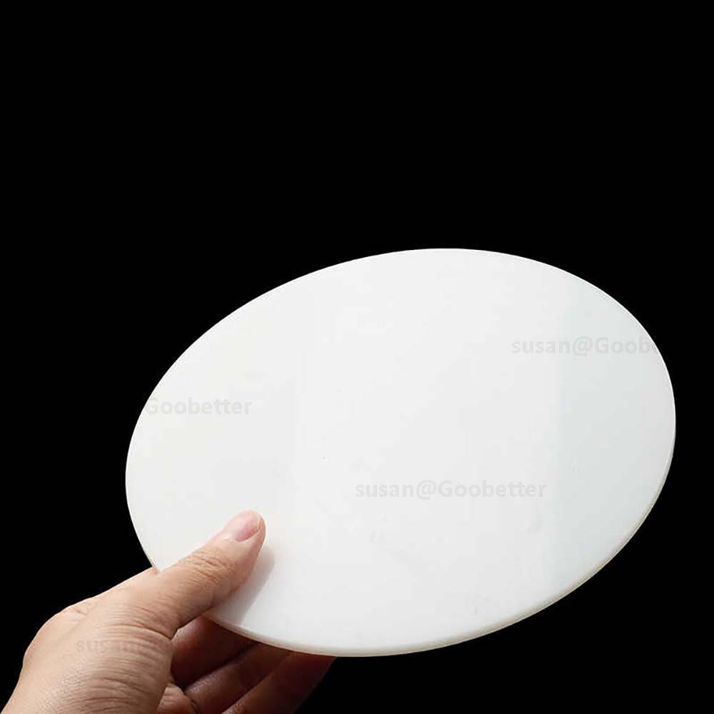 Circles Cut Disc Circles Round White PP Plastic Custom Sizes Available 20-350mm
