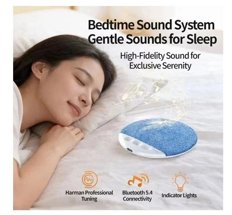 Under-Pillow Speaker for Sleeping - Portable Wireless Bluetooth Bone Conduction
