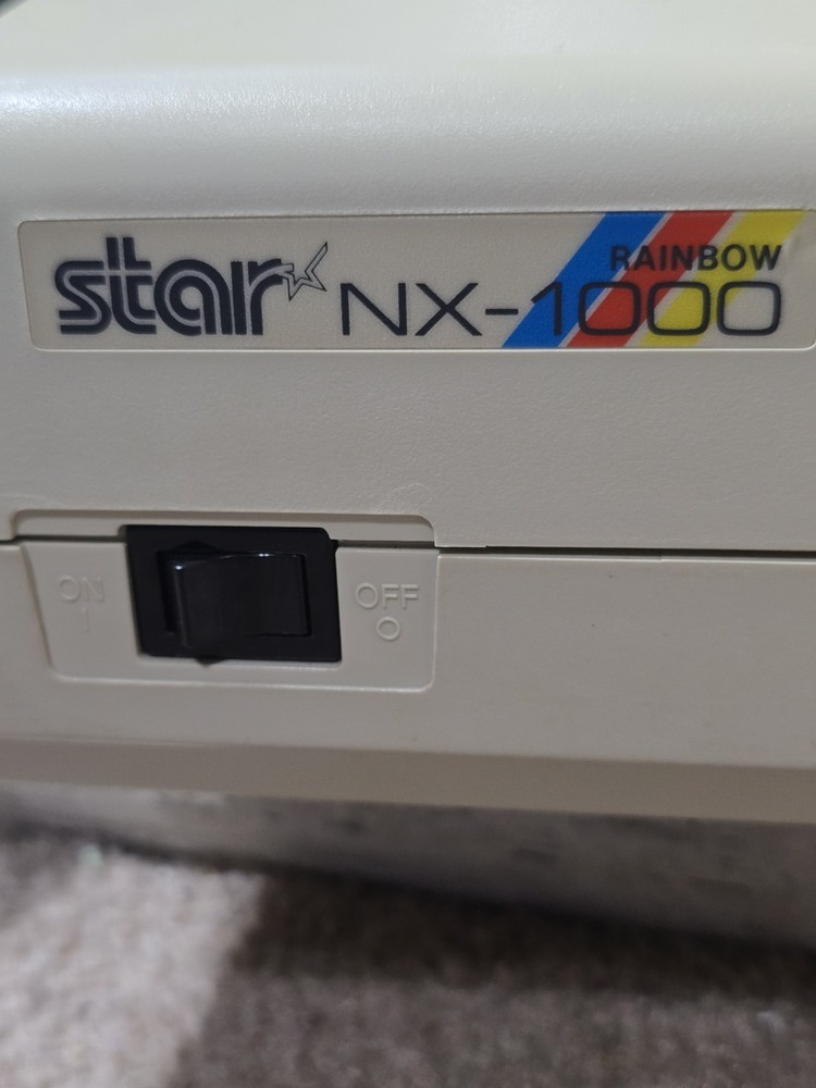 Vintage Star NC-1000C Printer-Powers On Untested
