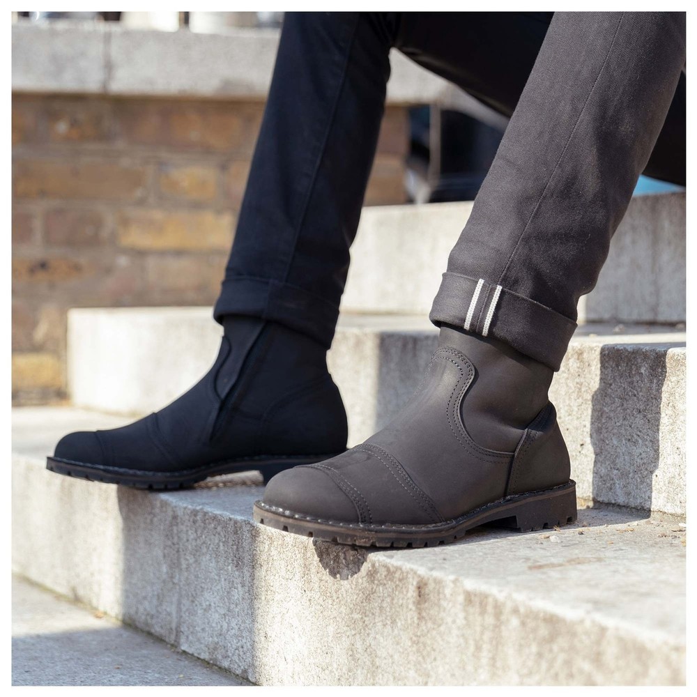 Belstaff Duration Waterproof Leather Boots - Black