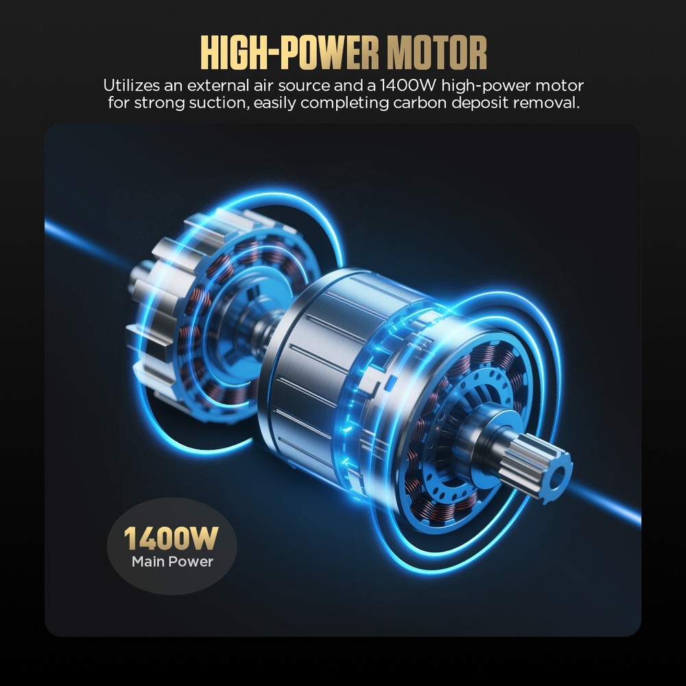 Walnut Sand Blaster Engine Combustion Chamber De-carbon Cleaner Cleaning Machine