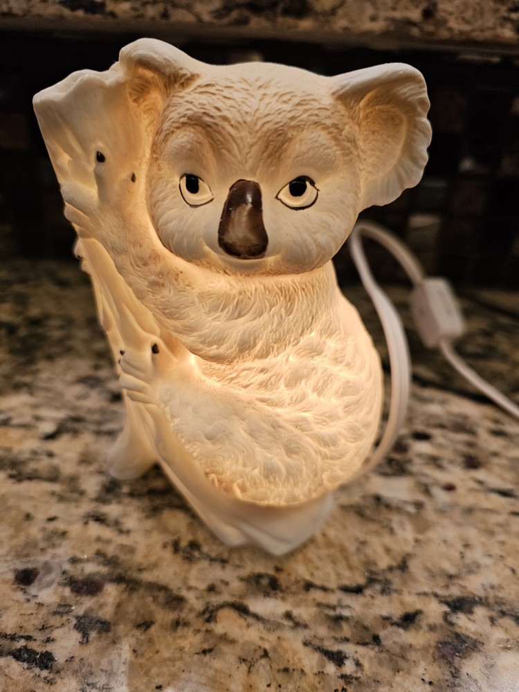 Koala Porcelain Lamp/ Night Light