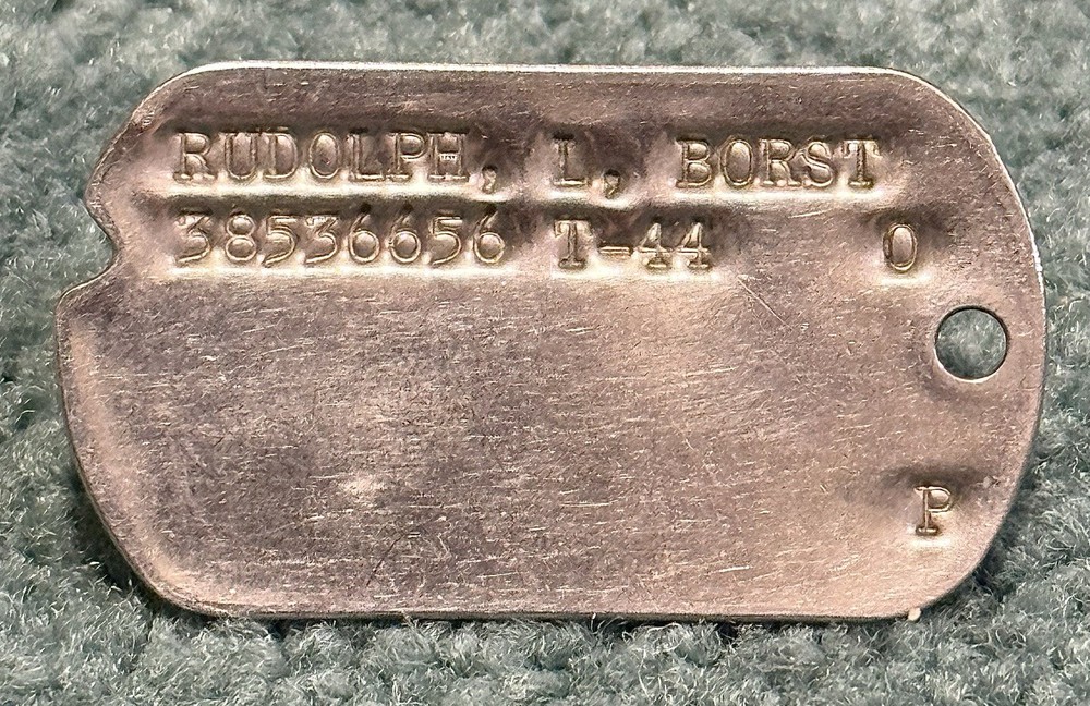 Original WWII US Army Dog Tag T-44