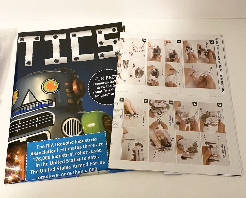 Kids Discovery Build & Create Robotics Kit Open Box