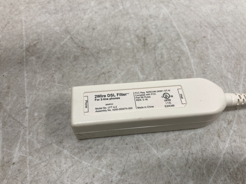 2WIRE DSL Filter 2-Line LFT4-2