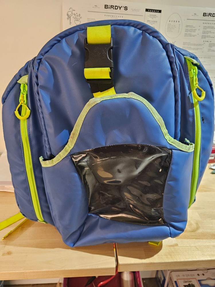 StatPacks G3 Quicklook EMS AED Medic Backpack Bag Blue Stat Packs