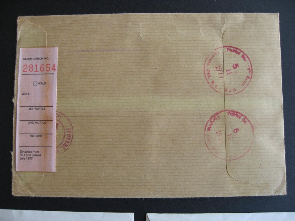 Canada 5 old registered covers