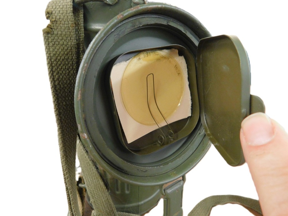 WWII Luftschutz Gas Mask with extras