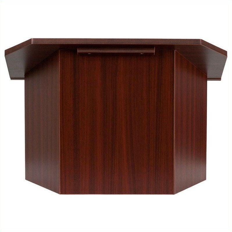 Scranton & Co Foldable Tabletop Lectern in Mahogany