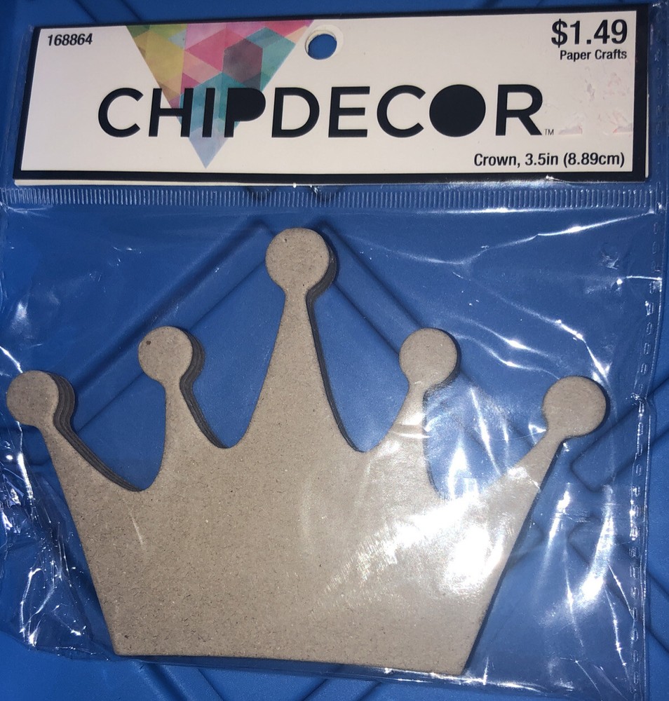 Chip decor crown 3.5 inch