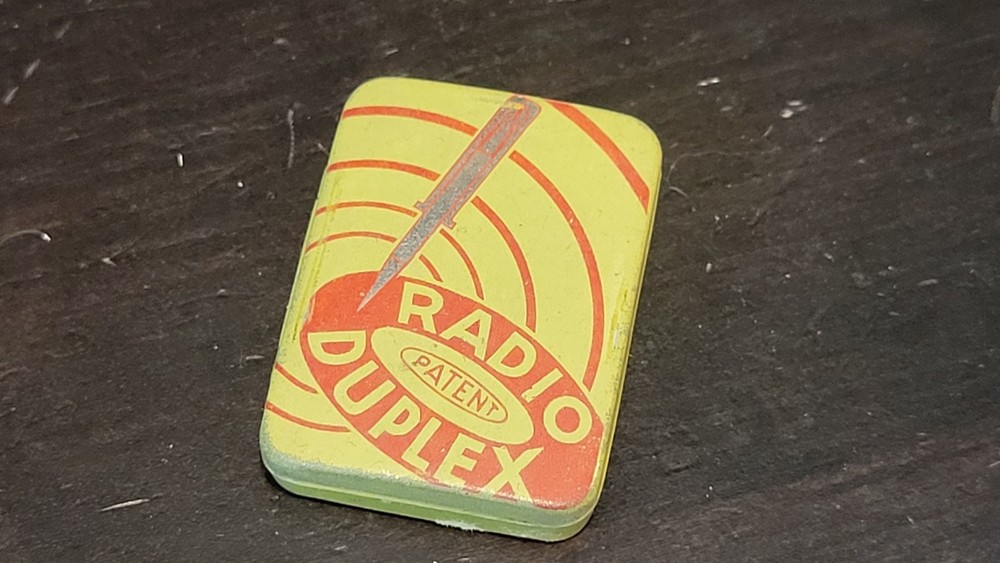 Radio Duplex Gramophone phonograph needle tin - Empty