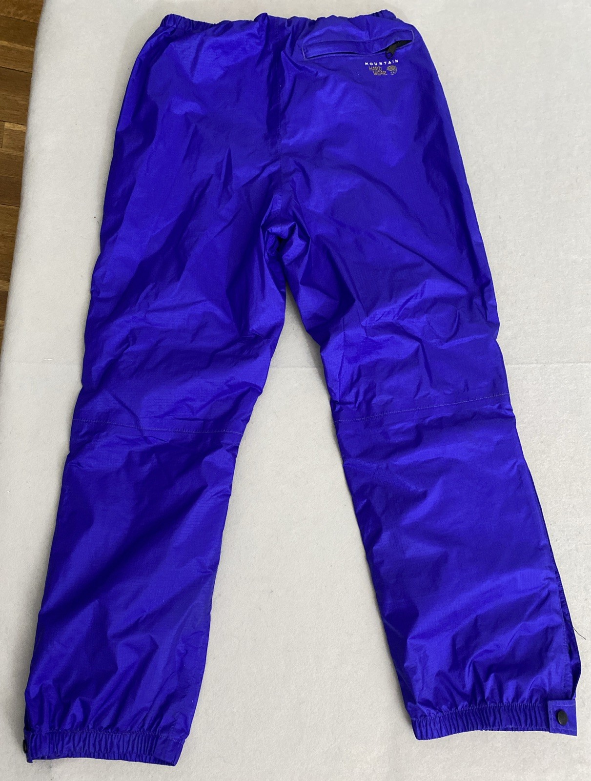 Mountain Hard Wear Gore-Tex Waterproof Pants Shell Small 26x27 Ankle Zip Purple