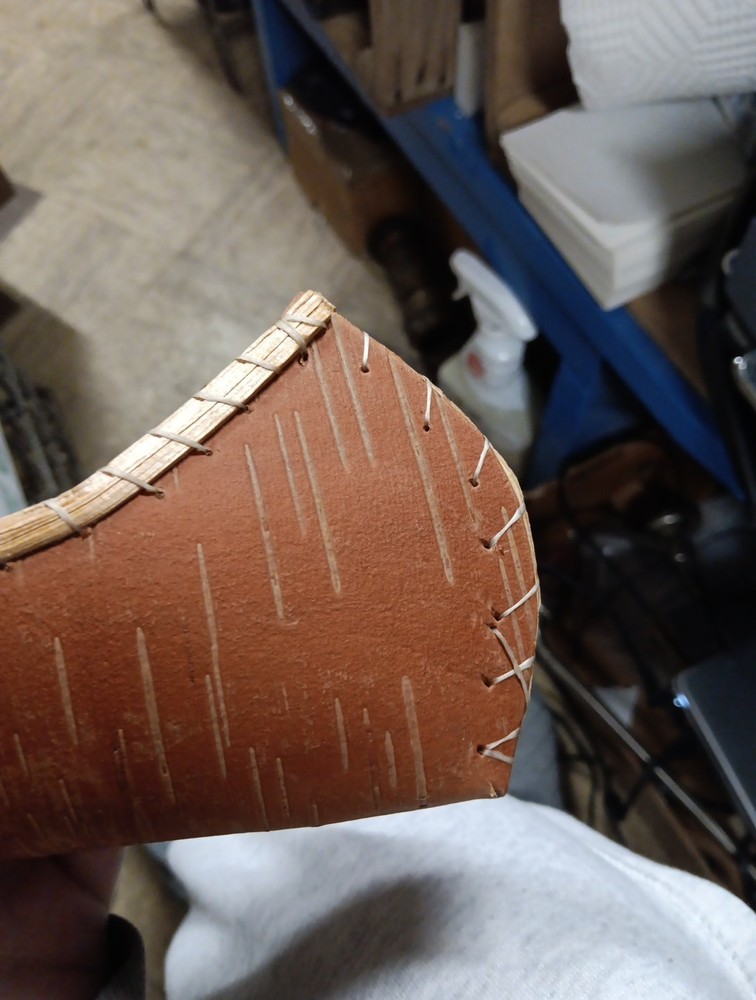 Handmade Birchbark Canoe