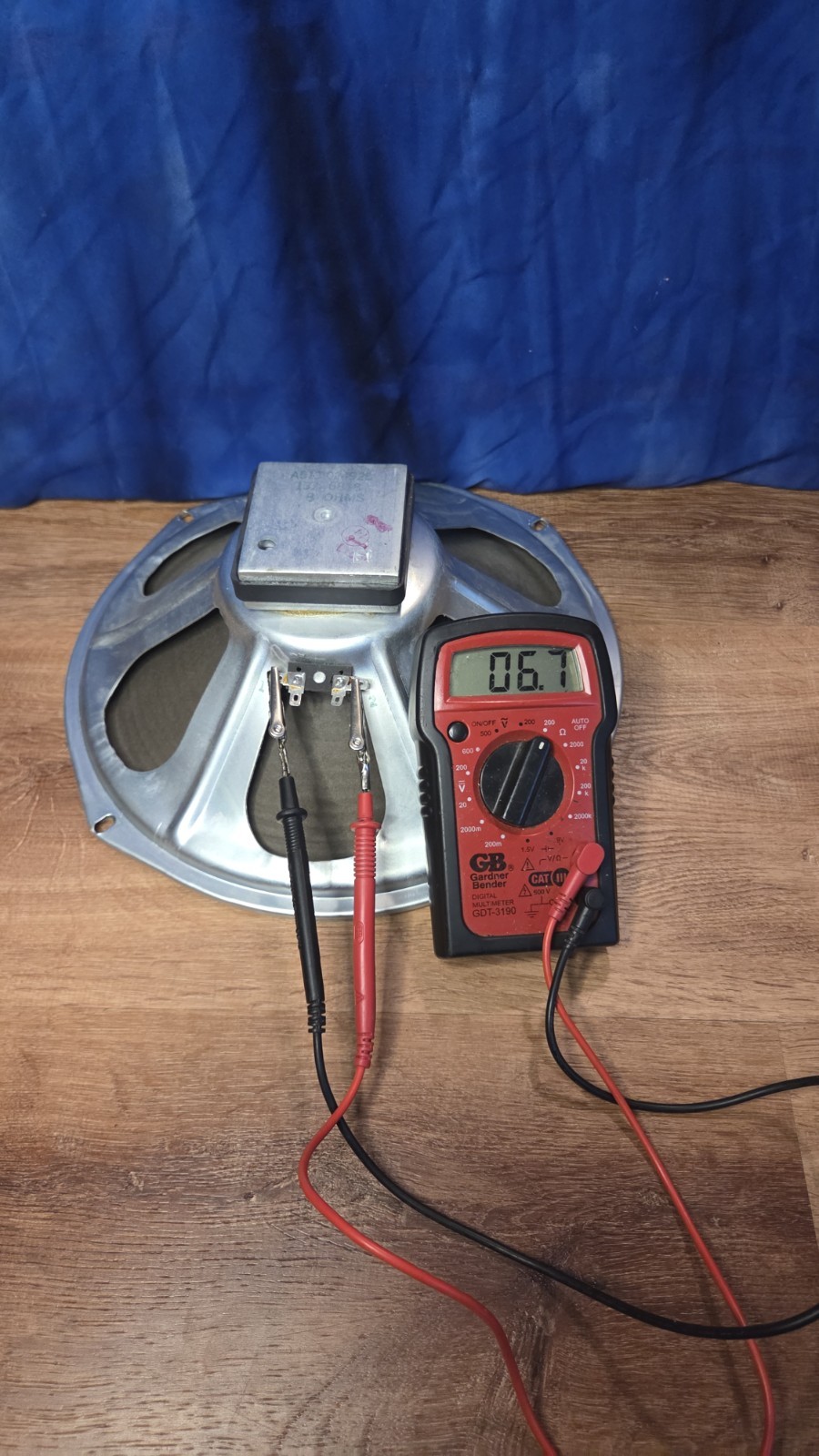 Ceramic Speaker 12" CTS Vintage USA Rib Cone 8 Ohm 20 / 25 Watt Tube Amp hi fi