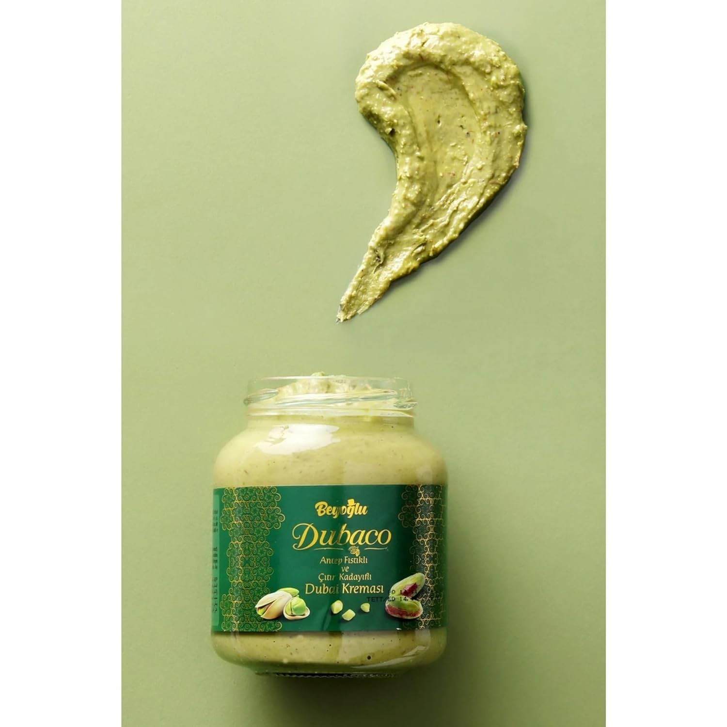 10.5oz Dubaco Dubai Chocolate Filling–Pistachio Cream with Crispy 300g-