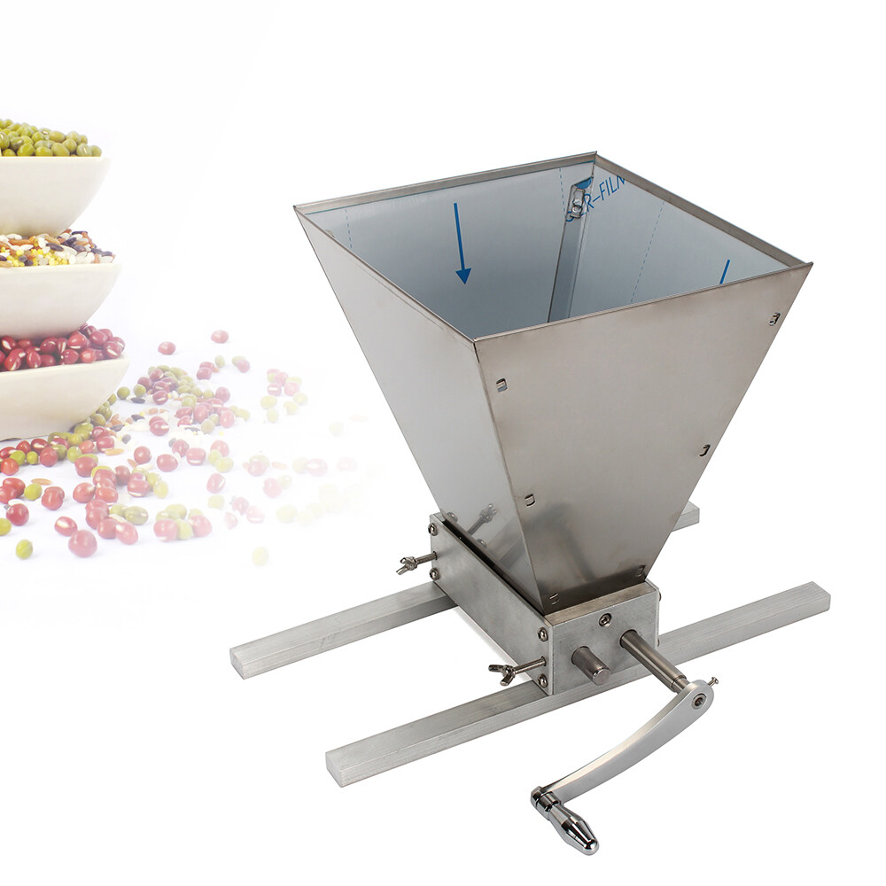 Home Brewing Wheat Barley Grinder 2 Roller Grain Crusher Double Roller Malt Mill