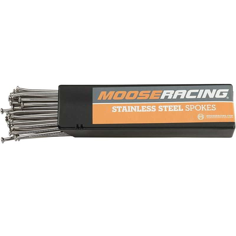 Moose Racing Rear 19" Chrome Spoke Set Honda CR125R CR250R CRF250R/ X CRF450R