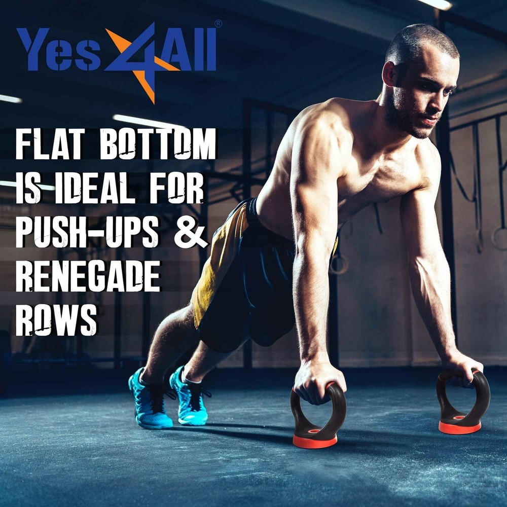 Yes4all New adjustable Kettlebell Handle Add in Weights