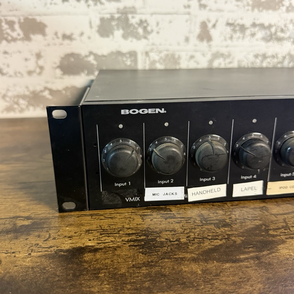 Fully Loaded - Bogen Power Vector VMIX - Audio Amplifier - SAX1R MIC1S