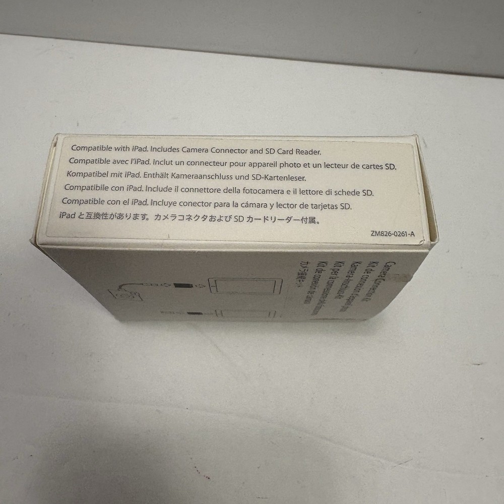 Genuine Apple A1362 iPad Camera Connection Kit Sd Card Reader