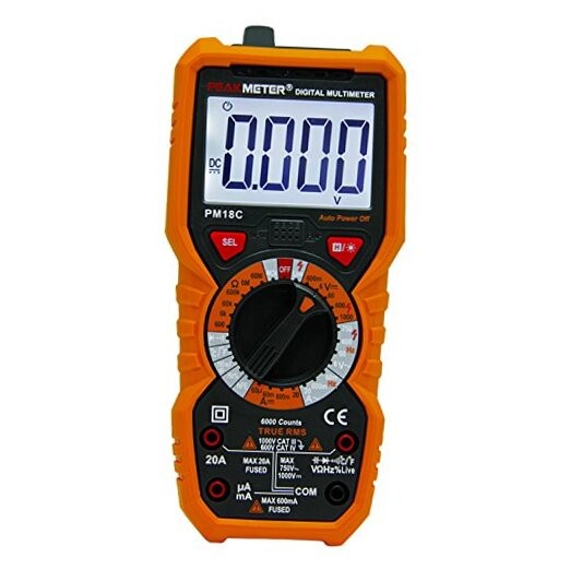 PM18C High Performance Digital Multimeter with AC/DC Voltage, Current