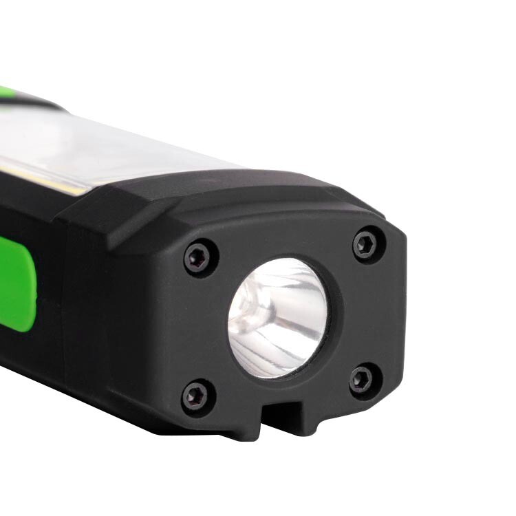 Portable Weatherproof LED 3W Rotating Flashlight Work Light with Magnet Hook