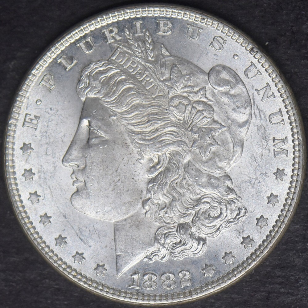 1882 Morgan Silver Dollar Toned - ✪COINGIANTS✪
