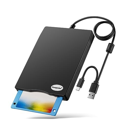 3.5" USB Floppy Disk Drive Reader for Windows 11/10/8/7/XP - External Storage So