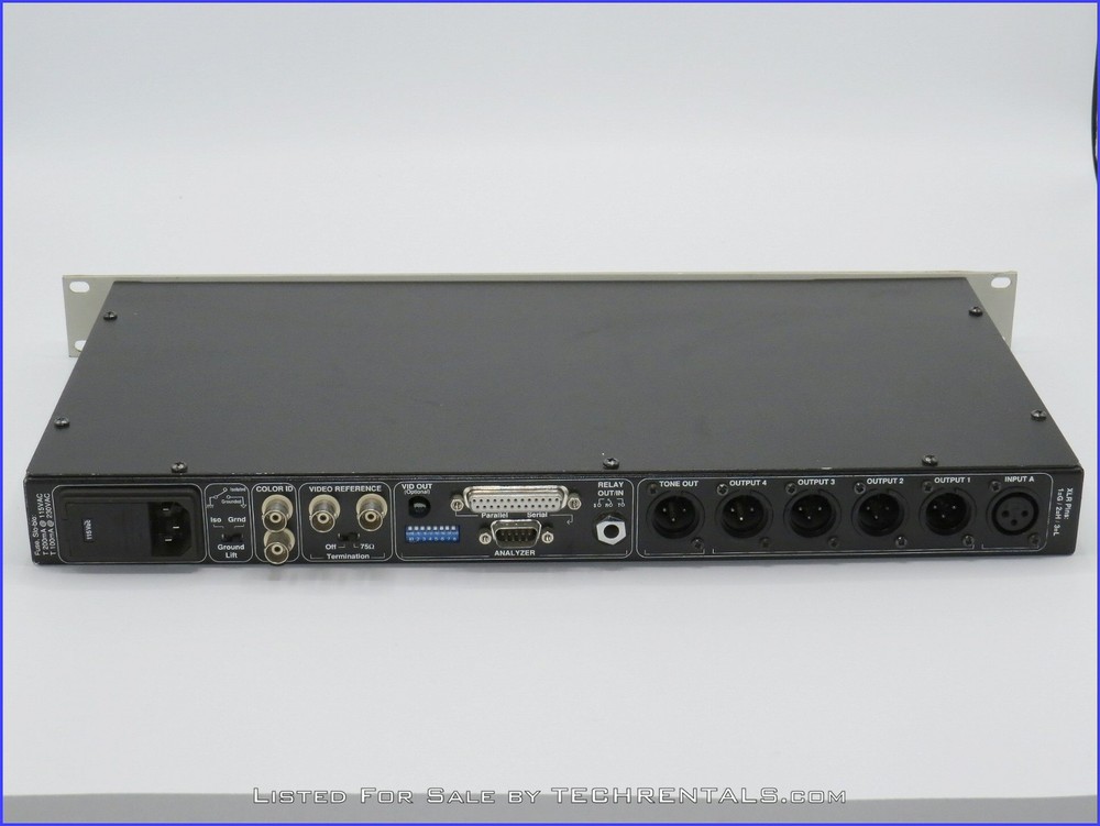 BRAINSTORM ELECTRONICS SR-15+ TIME CODE DISTRIPALYZER + PREWIRED XLR RACK PANEL!