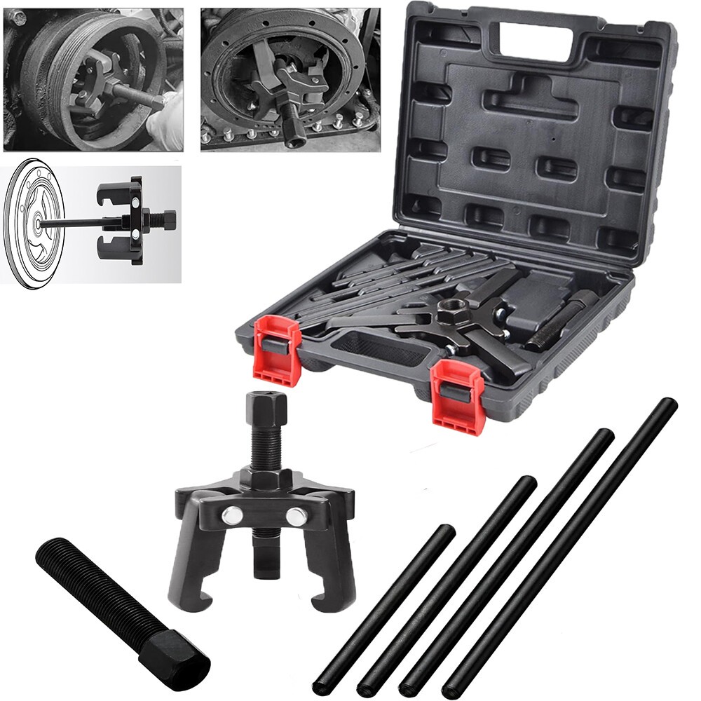 Harmonic Balancer Removal Tool Kit Puller Dampers For Jeep Ford GM Chrysler SUV