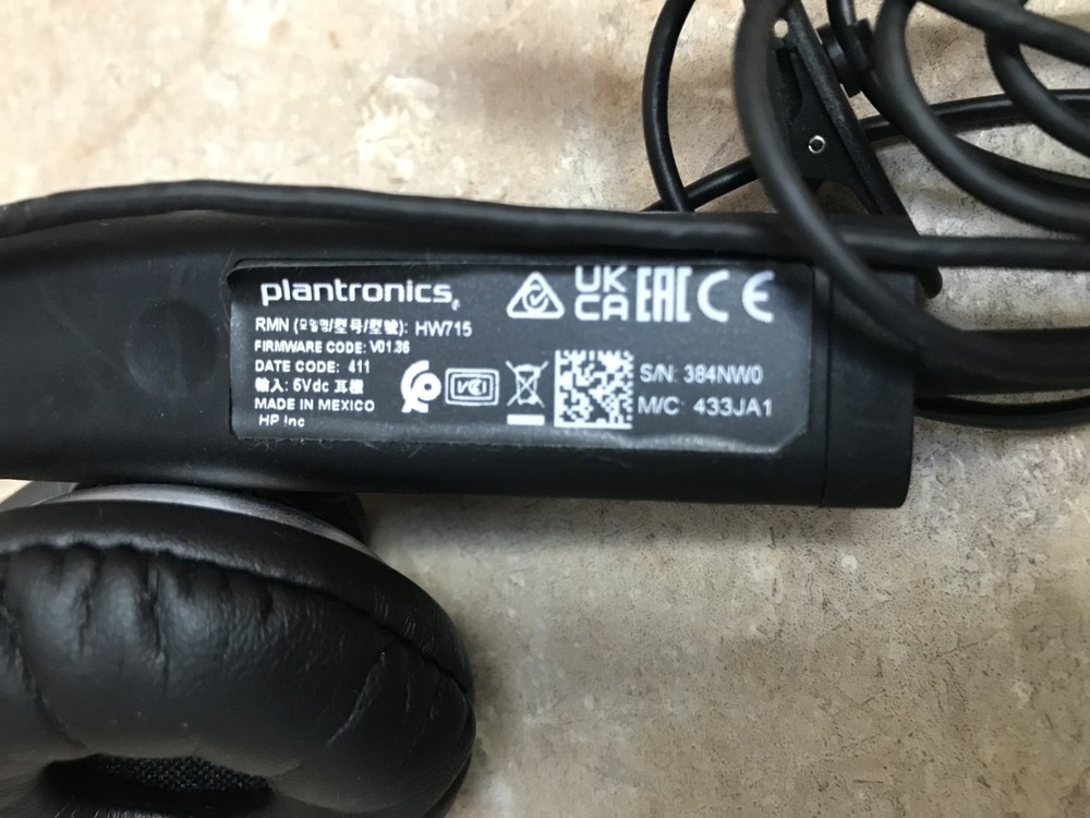 Poly EncorePro HW715 USB Single Ear Professional Headset