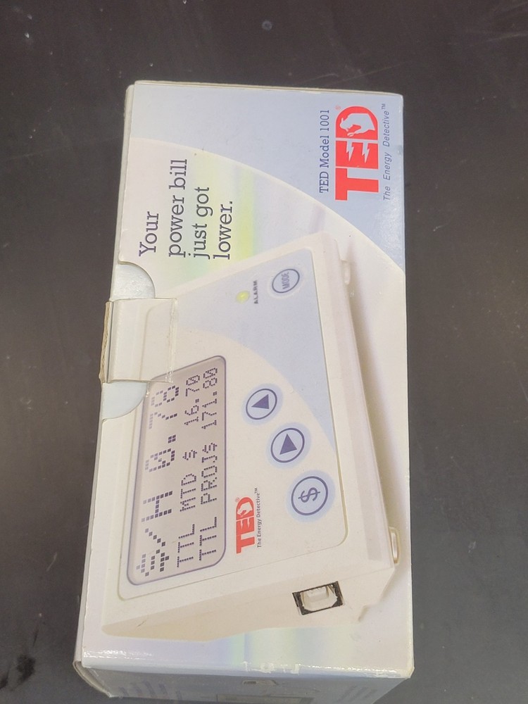 TED The Energy Detective Whole-House Energy Monitor – New in Box w/ CT Clamps
