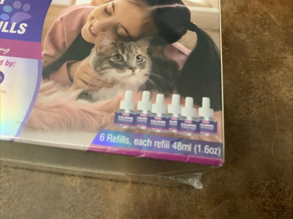 Cat Pheromones Calming Diffuser Refills - 6 Pack - New Sealed