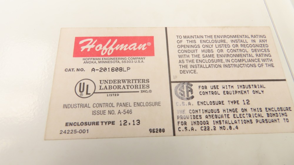 Telesis 14340 Pinstamp Marking System Control Panel Print Head