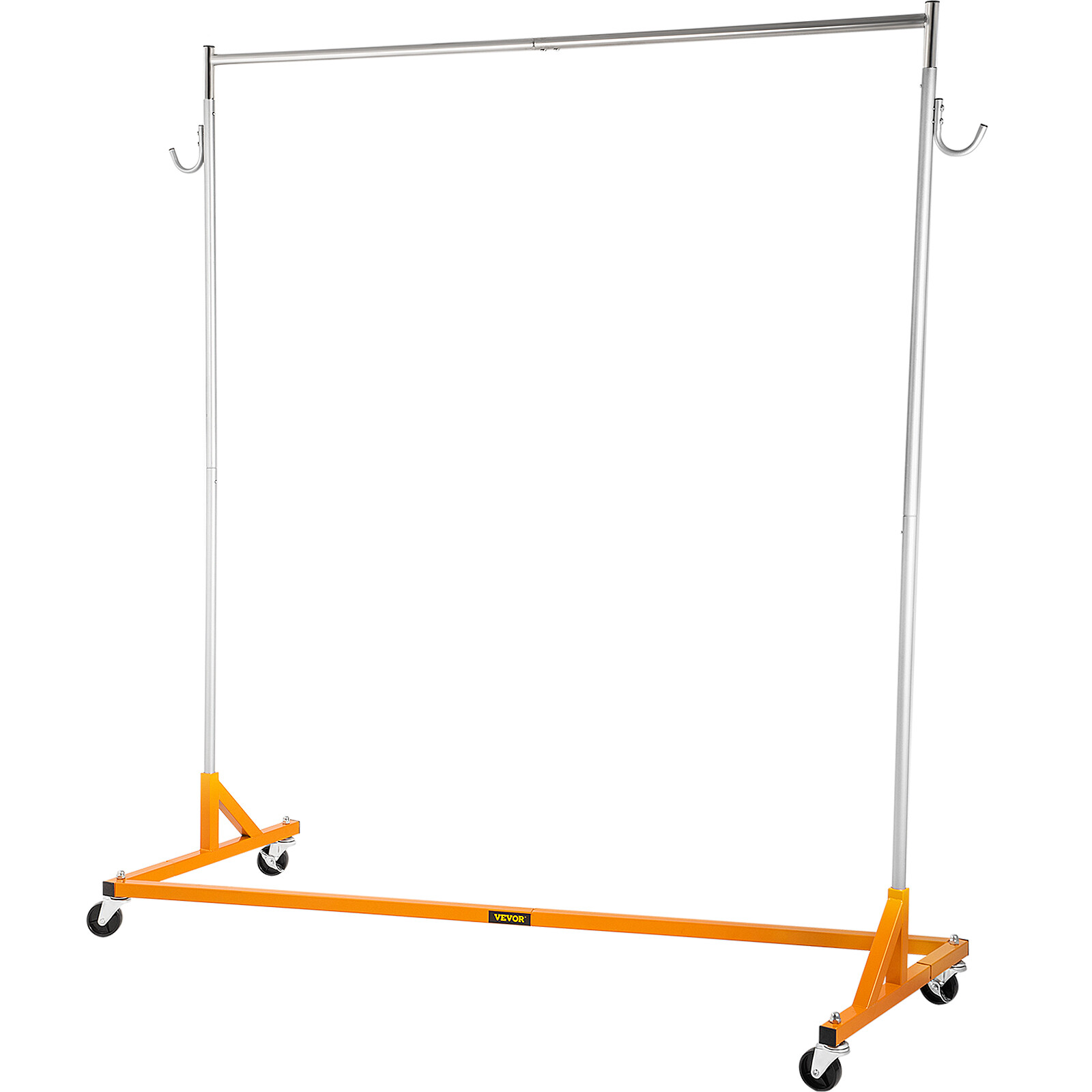 VEVOR 71in Garment Rack Z-Truck 300lbs Heavy-Duty Collapsible Clothing Stand