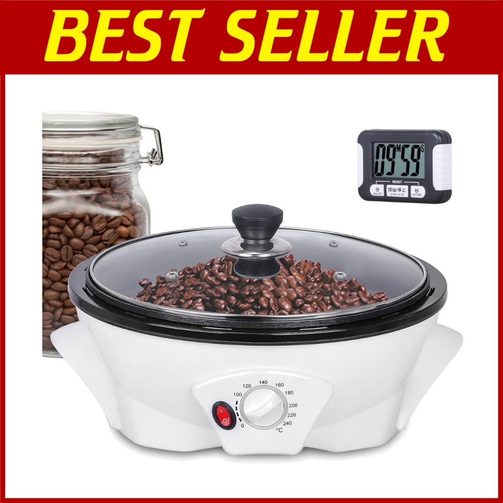 1.1lb Coffee Roaster for Baking Fresh Beans - Timer