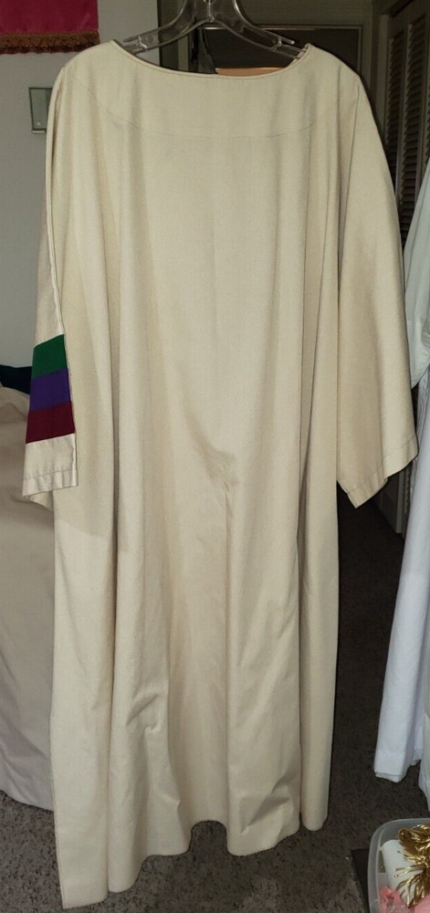 SERVER CHOIR ACOLYTE ALB DALMATIC 47" LONG CUSTOM MADE 2