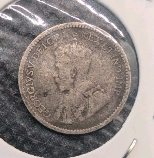 1912 Canada Silver 5 Cents Silver Coin