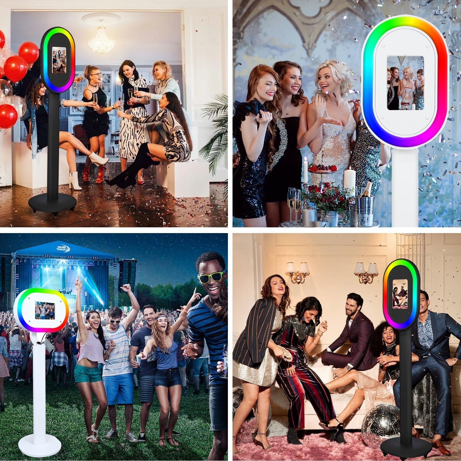 iPad Photo Booth Kiosk Party Selfie Station iPad Photobooth W/Remote Control