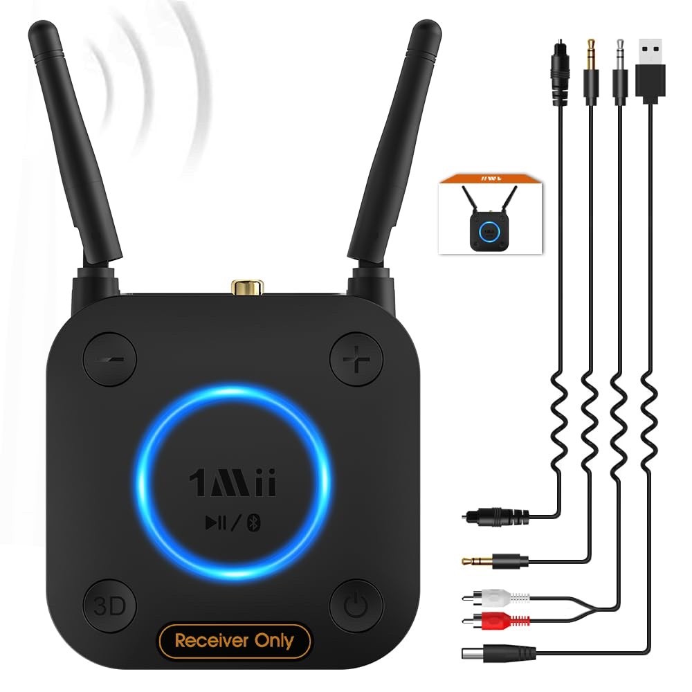 1Mii B06 Pro-B0301 Long Range HiFi Bluetooth 4.2 Adapter Upgraded