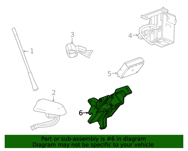 Genuine GM Mount Bracket 60004841