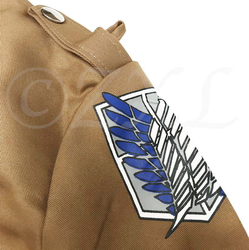 Attack on Titan Shingeki no Kyojin Scouting Legion Cosplay Halloween Jacket Eren